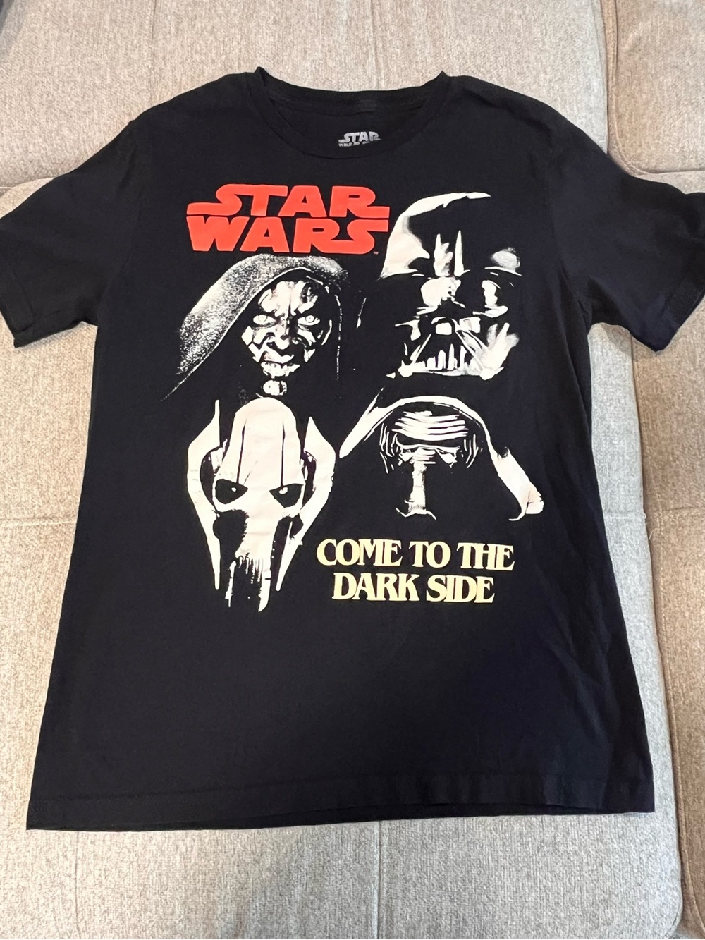 Star Wars Villains Come To The Dark Side Tee, Black